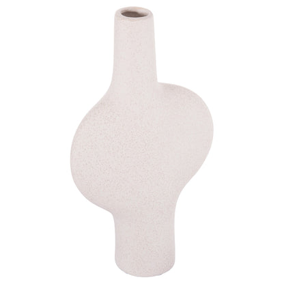 Ceramic Table Decor Series Arken Hm4620.01 Off White With Crystallisation 19x7,5x33,5hcm.
