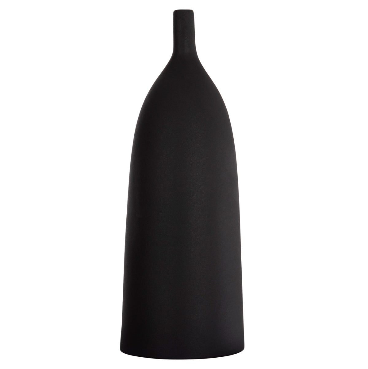 Ceramic Table Decor Galad Hm4633.02 Black Matte Φ18x49h Cm.