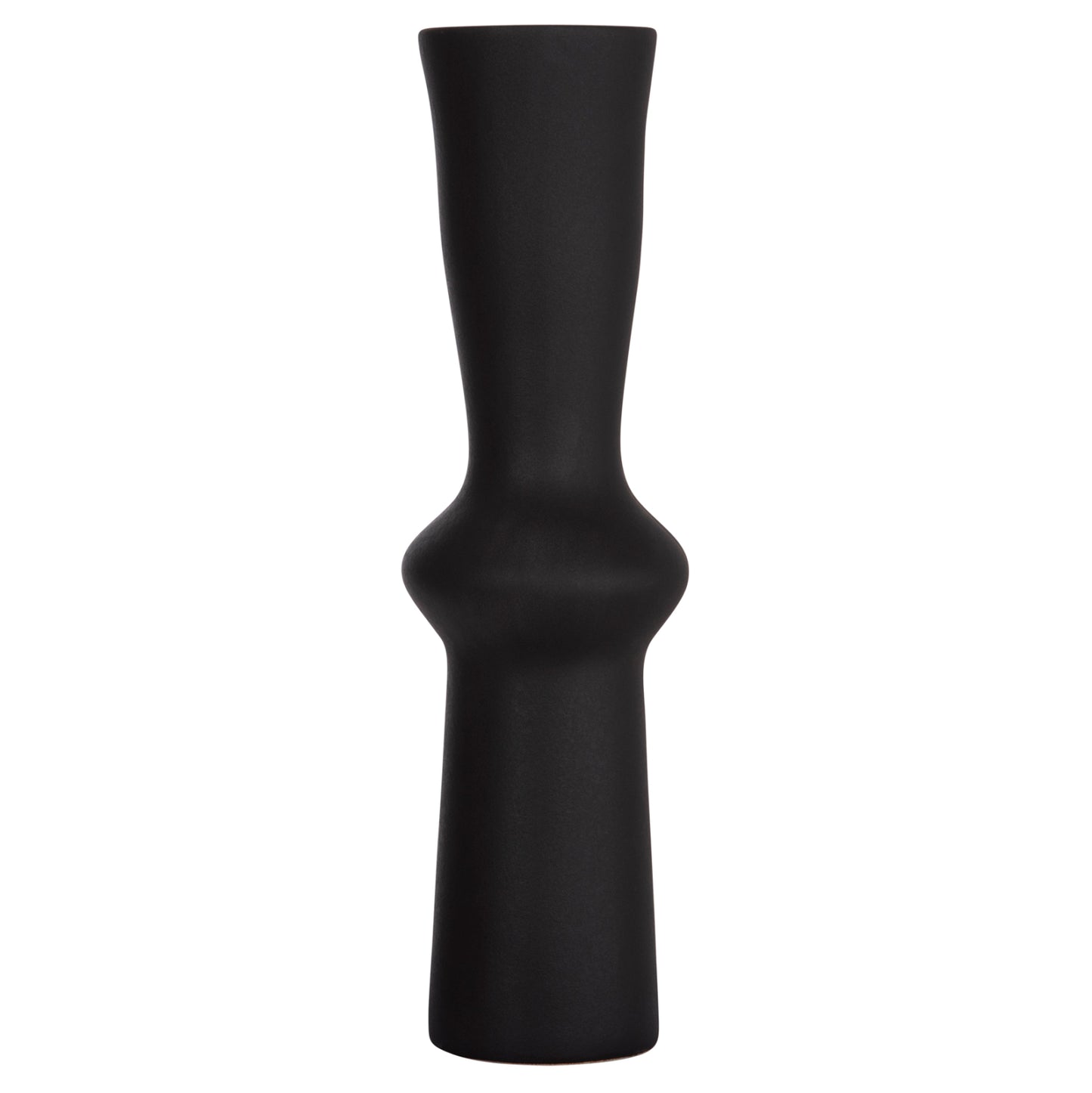 Ceramic Table Decor Scepter Hm4637.02 Matte Black Φ14x50hcm.