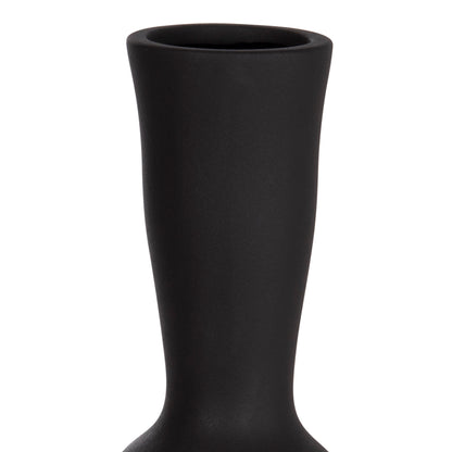 Ceramic Table Decor Scepter Hm4637.02 Matte Black Φ14x50hcm.