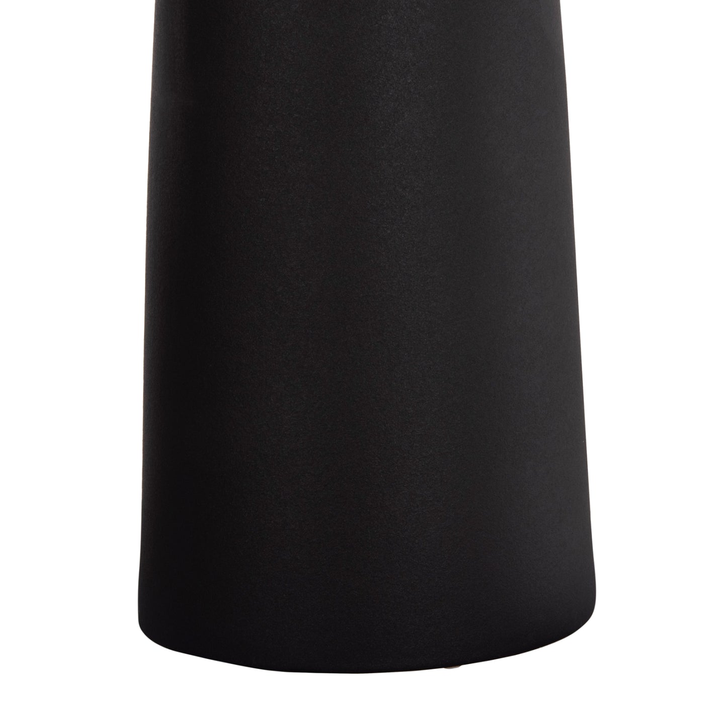 Ceramic Table Decor Galad Hm4633.02 Black Matte Φ18x49h Cm.