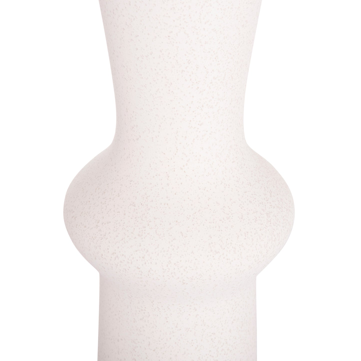 Ceramic Table Decor Scepter Hm4637.01 Off White With Crystallization Φ14x50hcm.