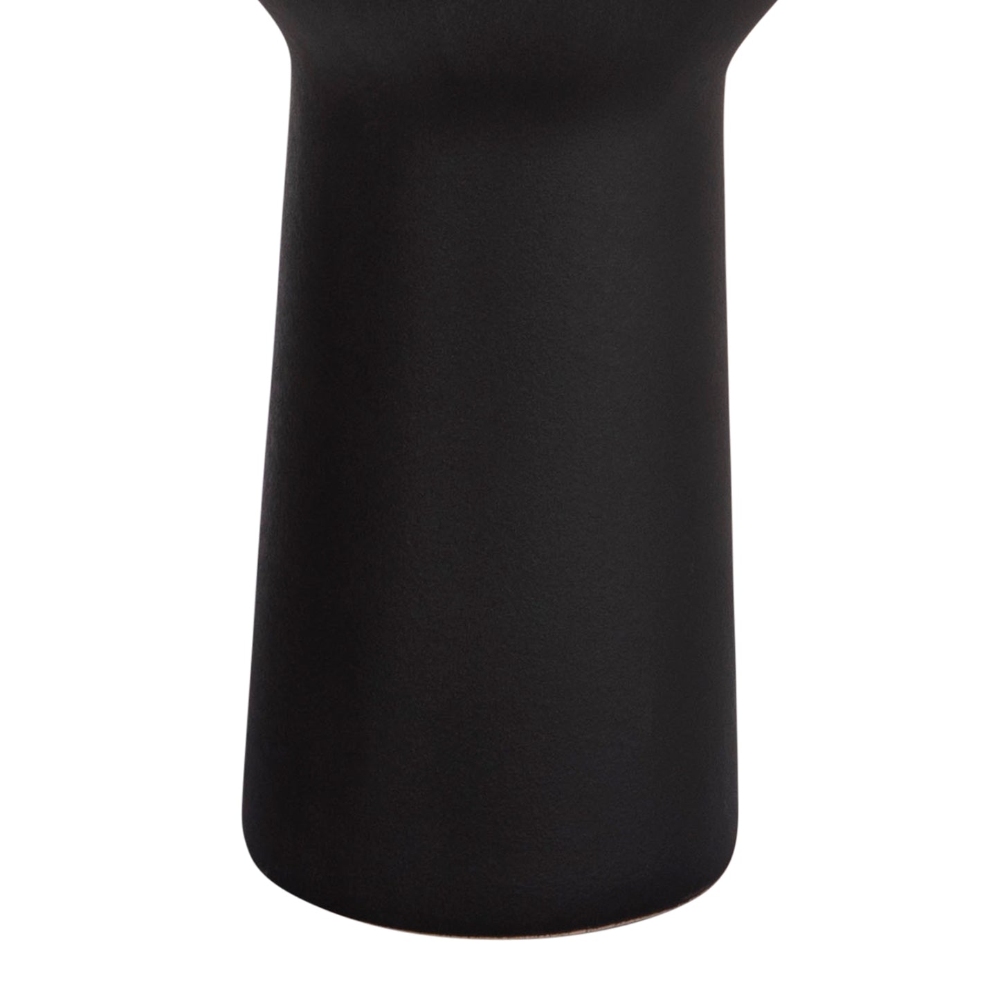 Ceramic Table Decor Scepter Hm4637.02 Matte Black Φ14x50hcm.