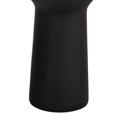 Ceramic Table Decor Scepter Hm4637.02 Matte Black Φ14x50hcm.