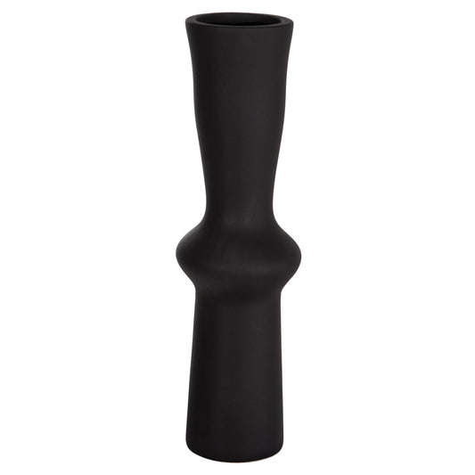 Ceramic Table Decor Scepter Hm4637.02 Matte Black Φ14x50hcm.