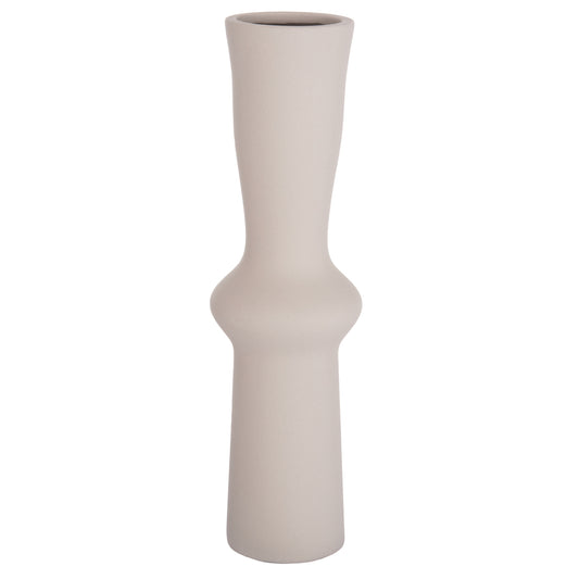 Ceramic Table Decor Scepter Hm4637.03 Matte Grey Φ14x50hcm.