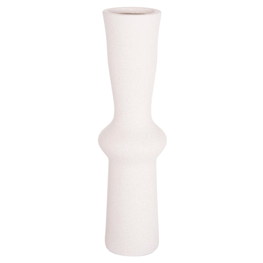 Ceramic Table Decor Scepter Hm4637.01 Off White With Crystallization Φ14x50hcm.