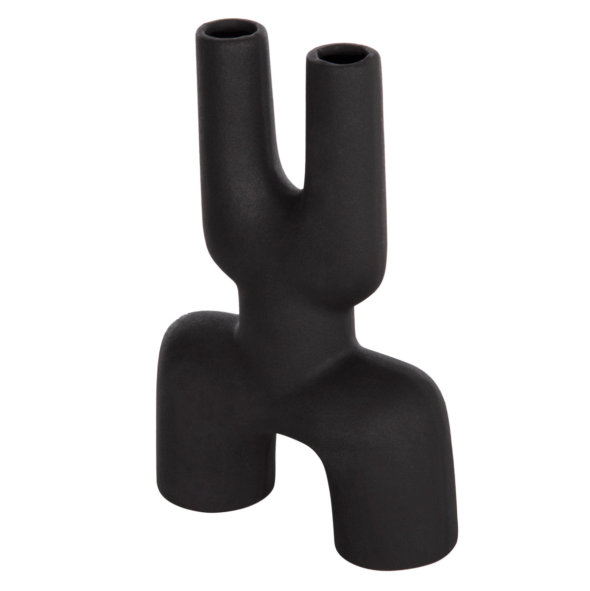 Ceramic Table Decor Mani Hm4642.02 Black Matte 15.5x6x23.5hcm.