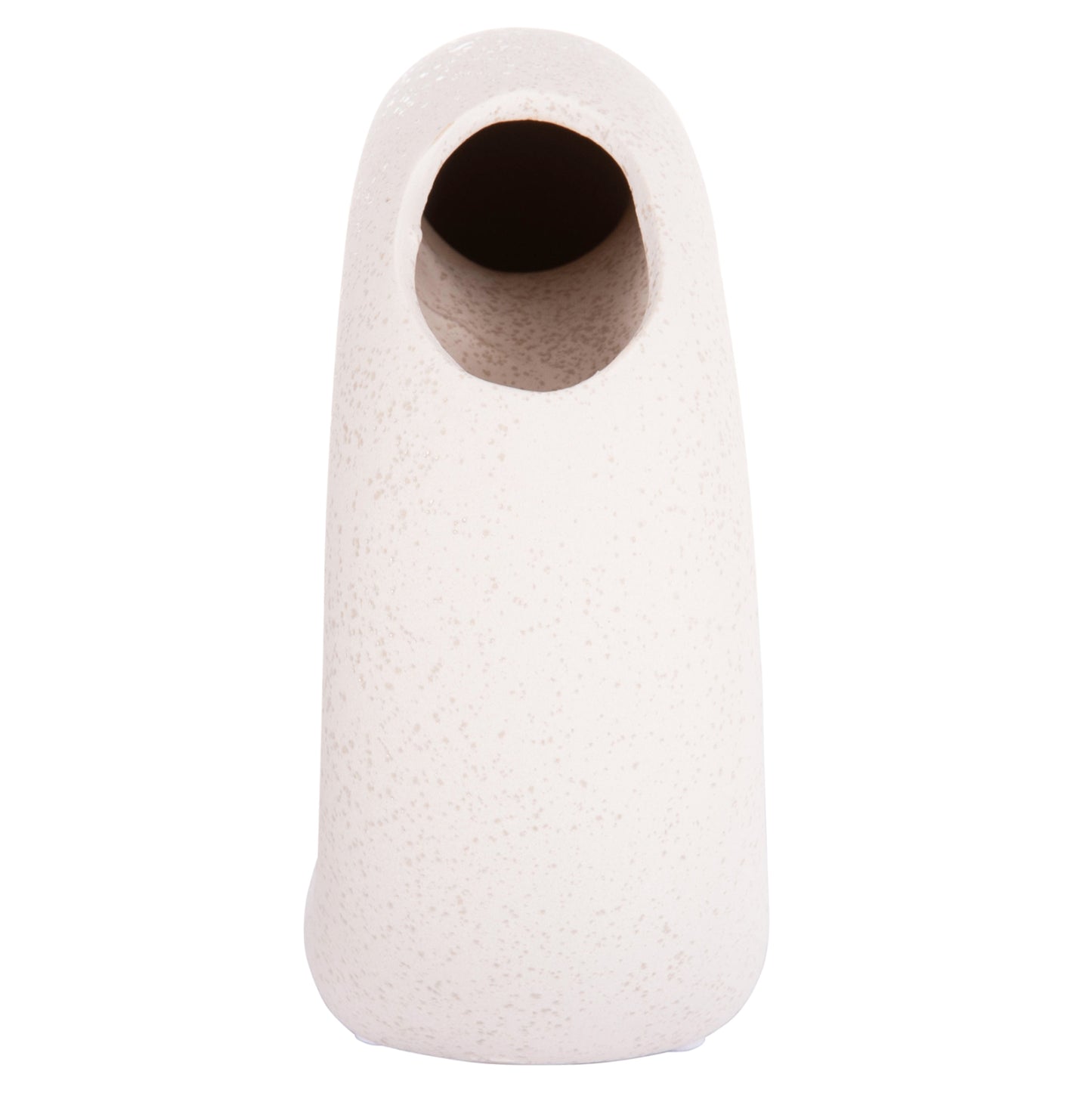 Ceramic Table Decor Ellipto Hm4645.01 Off White With Crystallization 23x8x15.5hcm.