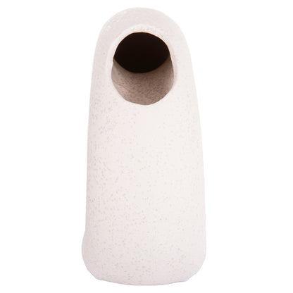 Ceramic Table Decor Ellipto Hm4645.01 Off White With Crystallization 23x8x15.5hcm.