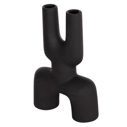 Ceramic Table Decor Mani Hm4642.02 Black Matte 15.5x6x23.5hcm.