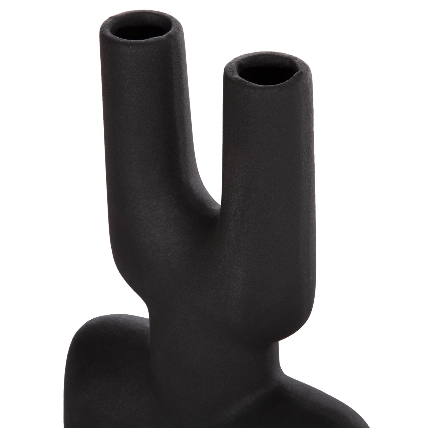 Ceramic Table Decor Mani Hm4642.02 Black Matte 15.5x6x23.5hcm.