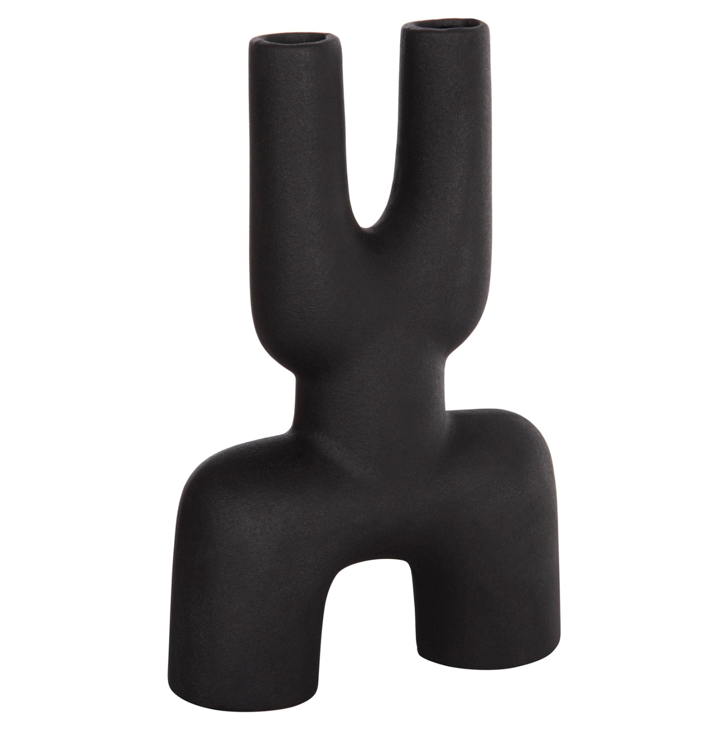 Ceramic Table Decor Mani Hm4642.02 Black Matte 15.5x6x23.5hcm.