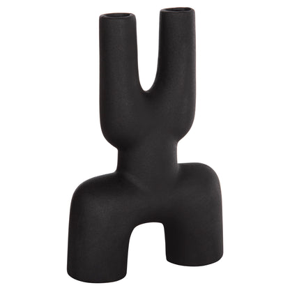 Ceramic Table Decor Mani Hm4642.02 Black Matte 15.5x6x23.5hcm.