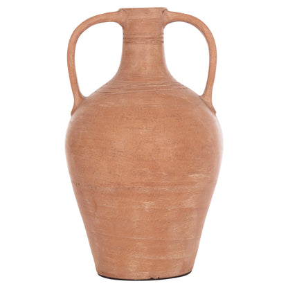 Decorative Vase (amphora) Feax Hm4676.08l Terracota In Natural--35x35x58hcm.
