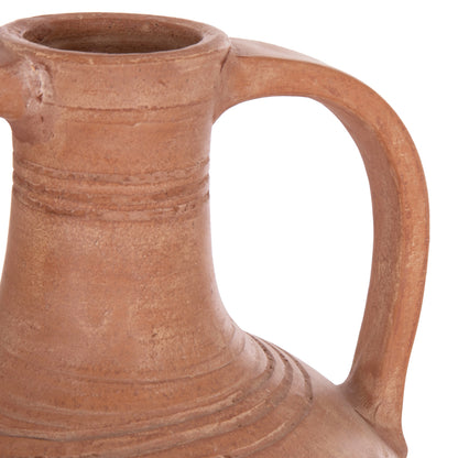 Decorative Vase (amphora) Feax Hm4676.08l Terracota In Natural--35x35x58hcm.