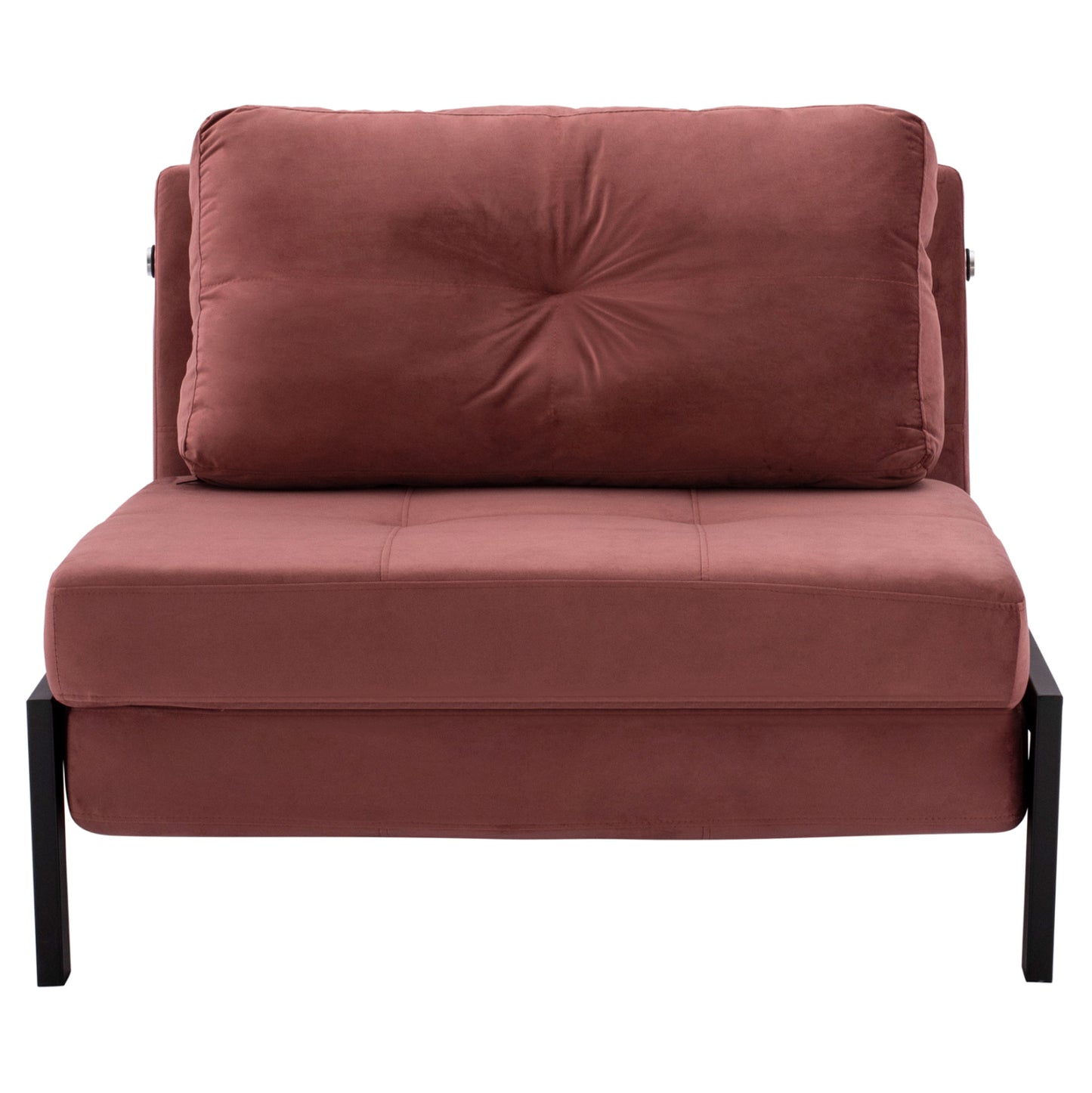 Hm3078.12 Armchair/bed Constance, Dusty Pink Velvet 95x92x66y Cm.