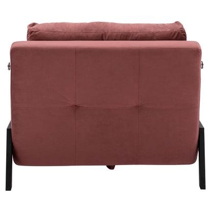 Hm3078.12 Armchair/bed Constance, Dusty Pink Velvet 95x92x66y Cm.