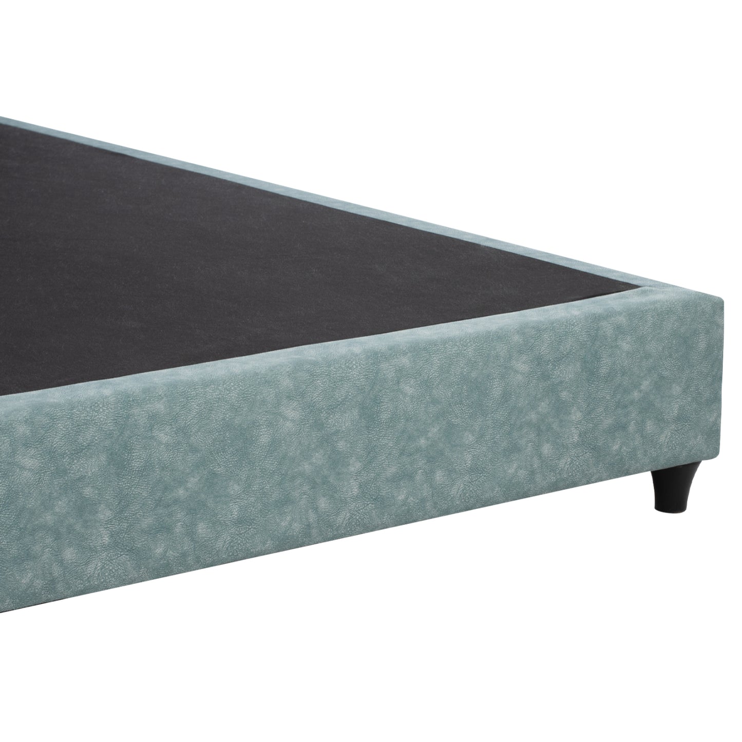 Hm648.27 Bed, Light Green Nubuck-type Fabric, 120x200