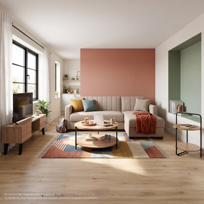 Student Pack Living Room 4pcs Hm11381 Sonama/beige
