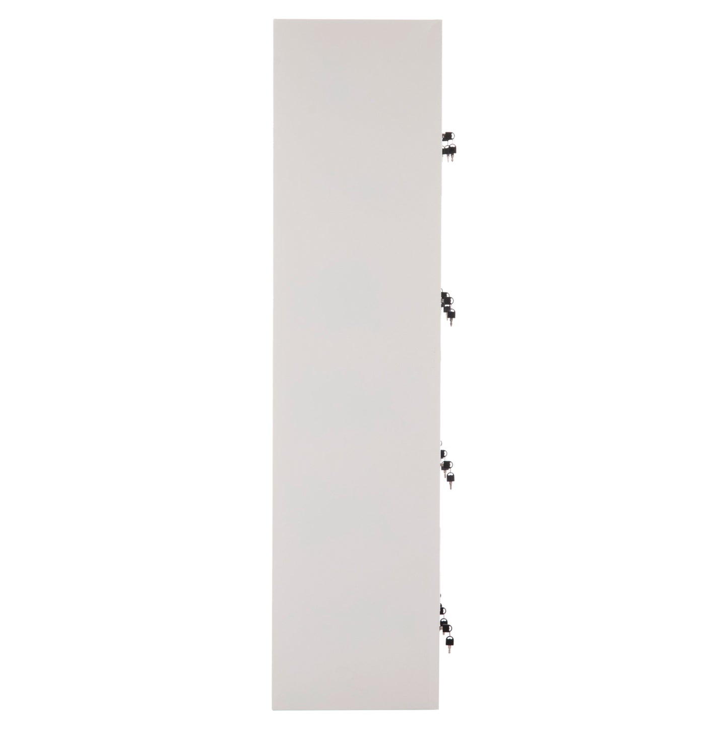 Locker Metallic With 12 Cabinets With Key Locks Bexley Hm5637.11 Light Grey 90x45x185hcm.