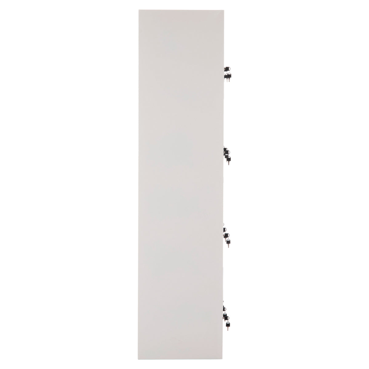 Locker Metallic With 12 Cabinets With Key Locks Bexley Hm5637.11 Light Grey 90x45x185hcm.