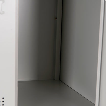 Locker Metallic With 12 Cabinets With Key Locks Bexley Hm5637.11 Light Grey 90x45x185hcm.