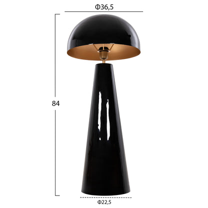 Floor Lamp Smush Hm4257.04 Metal In Black-rotating Cap Φ36,5x84hcm.