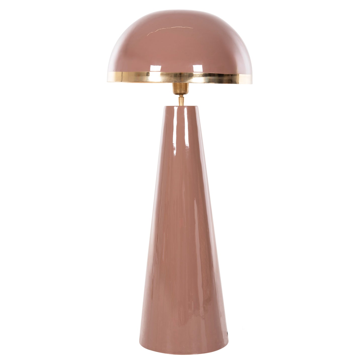 Floor Lamp Smush Hm4257.06 Metal In Salmon & Gold-rotating Cap Φ36,5x84hcm.