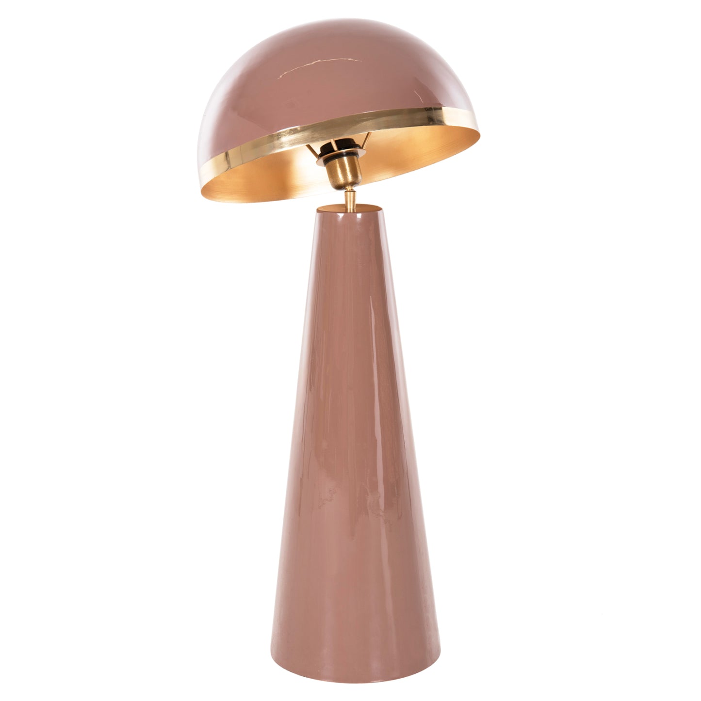 Floor Lamp Smush Hm4257.06 Metal In Salmon & Gold-rotating Cap Φ36,5x84hcm.