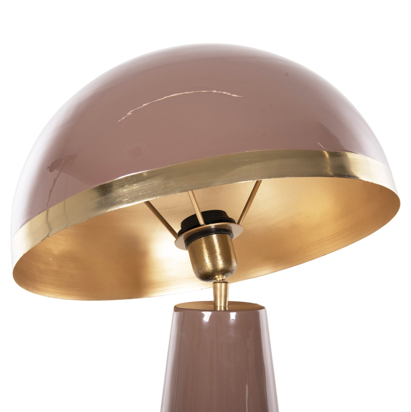 Floor Lamp Smush Hm4257.06 Metal In Salmon & Gold-rotating Cap Φ36,5x84hcm.