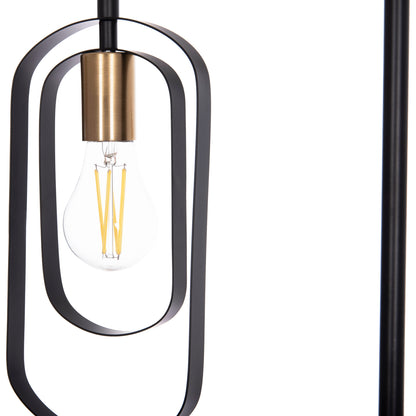 Floor Standing Lamp Biut Hm7434.11 Metal In Black 29x169hcm.