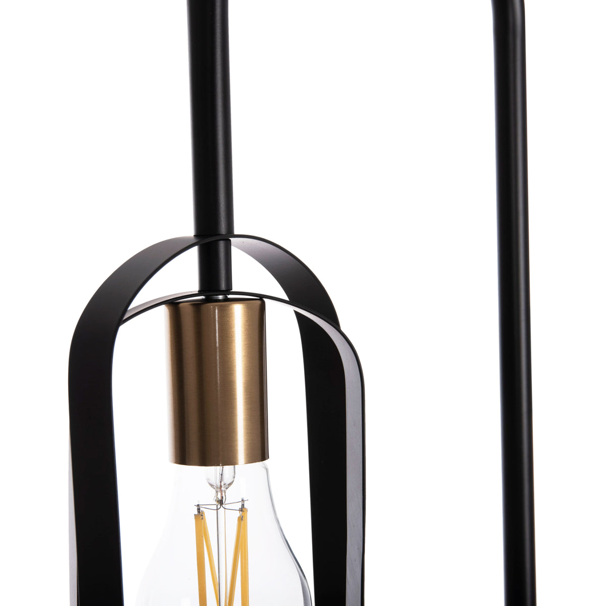 Floor Standing Lamp Biut Hm7434.11 Metal In Black 29x169hcm.