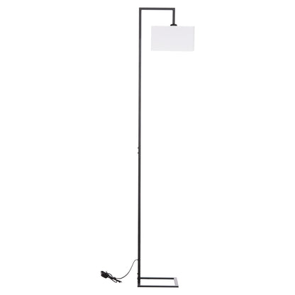 Floor Standing Lamp Brans Hm7532.11 Black Metal--white Pvc Cap 25x33x170hcm.