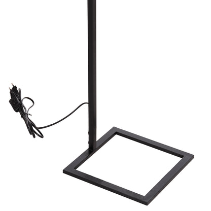 Floor Standing Lamp Brans Hm7532.11 Black Metal--white Pvc Cap 25x33x170hcm.