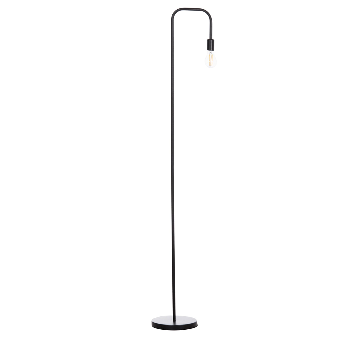 Floor Standing Lamp Kramer Hm7535.11 Metal In Black 23x169hcm.