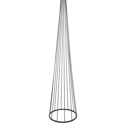 Floor Standing Lamp Hue Hm7581.11 Metal Pillar And Cap In Grey Φ38x144hcm.