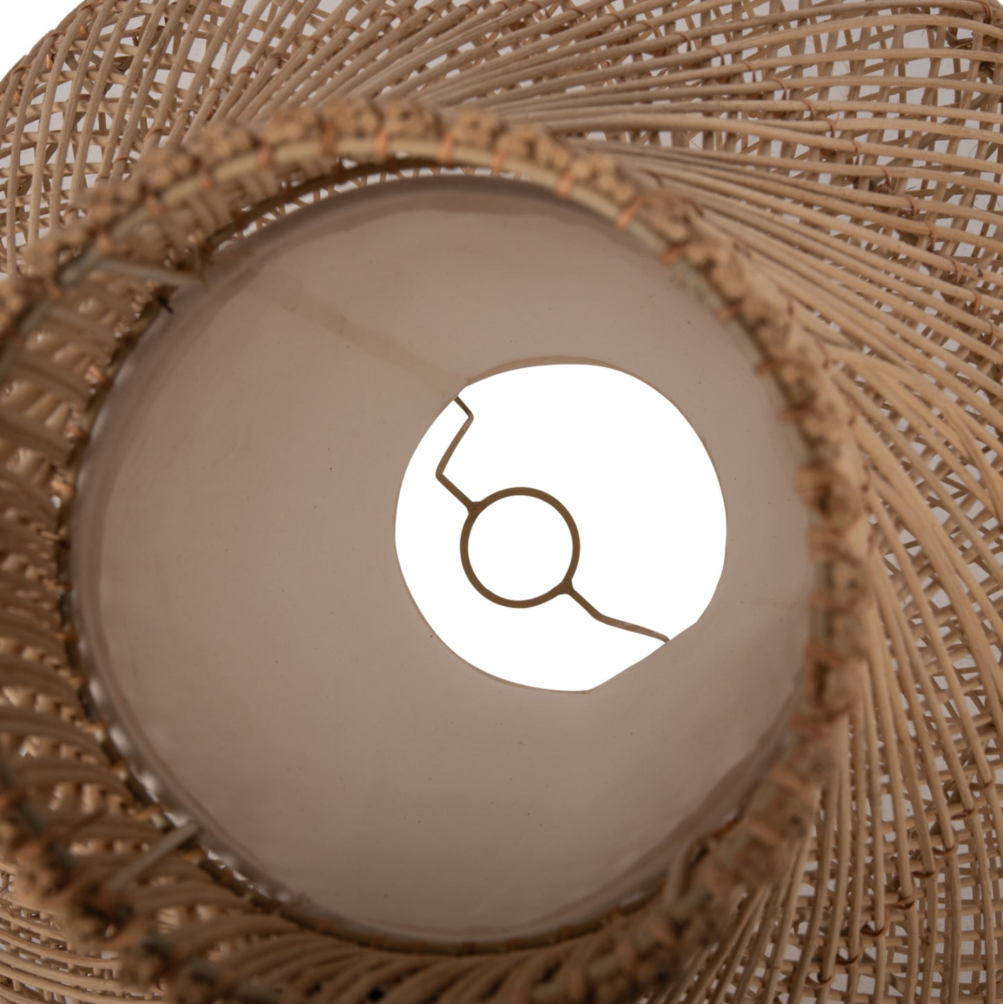 Floor Standing Lamp Hm7835 Rattan In Natural Color Φ55x101hcm.