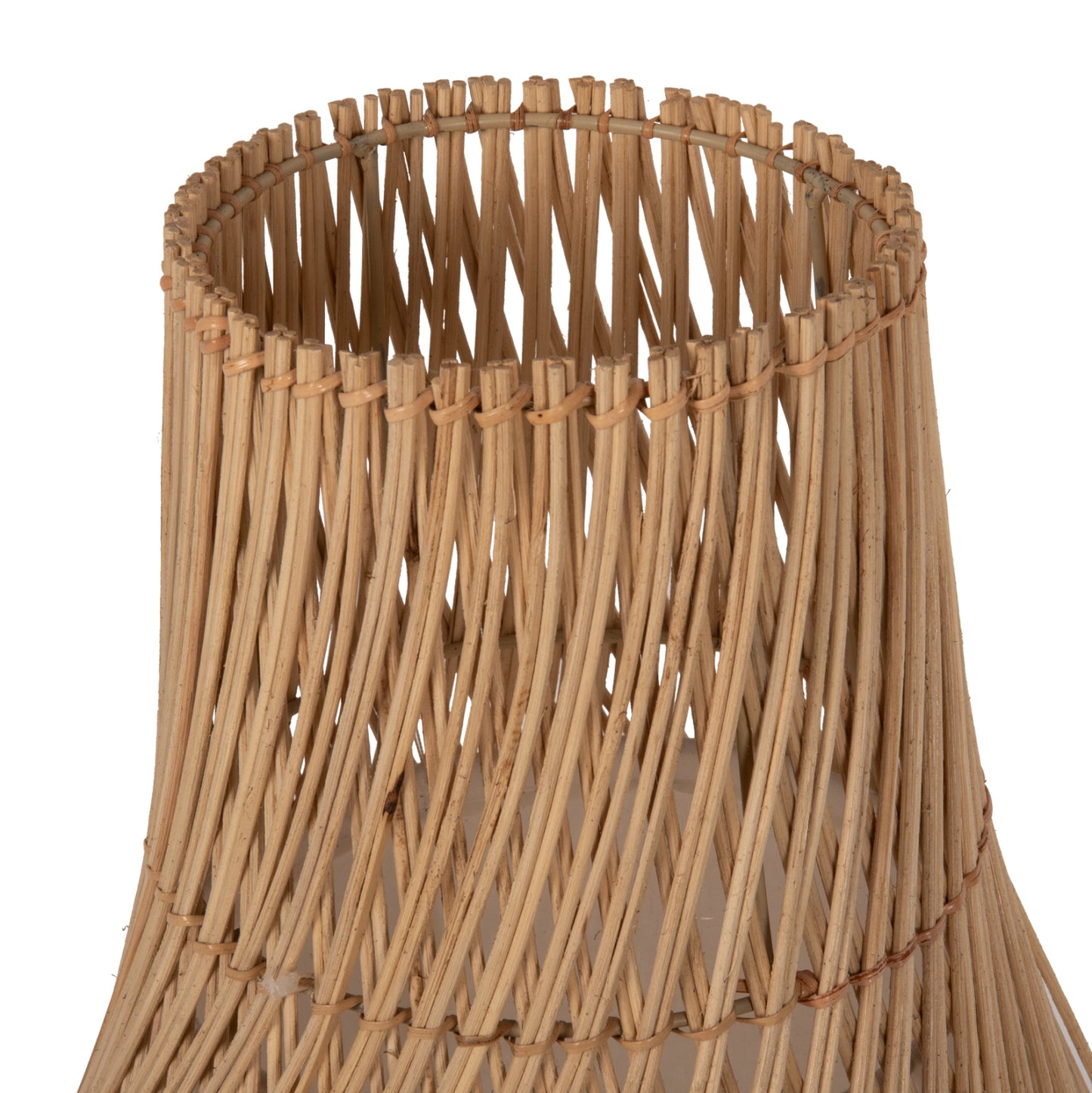 Floor Standing Lamp Hm7835 Rattan In Natural Color Φ55x101hcm.