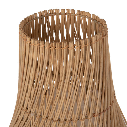 Floor Standing Lamp Hm7835 Rattan In Natural Color Φ55x101hcm.