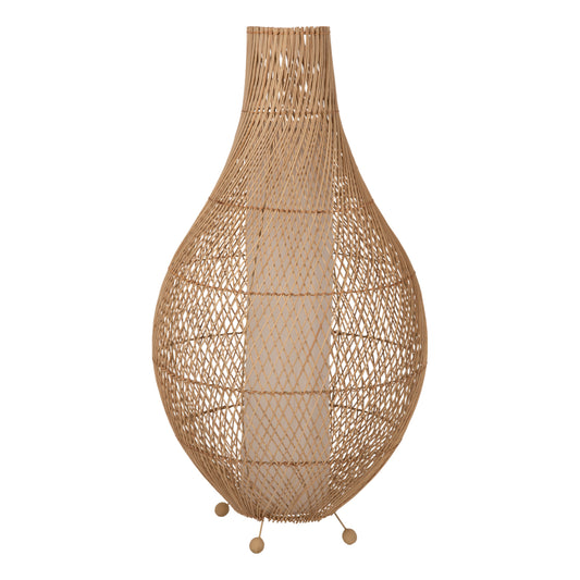 Floor Standing Lamp Hm7835 Rattan In Natural Color Φ55x101hcm.