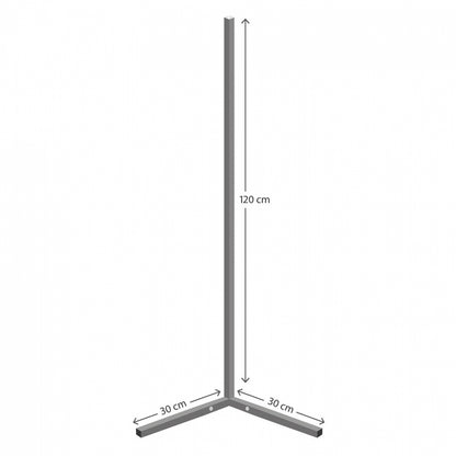 Floor Lamp Black With Rgb Led & Wireless Control Hm7309 30x30x120 Cm.