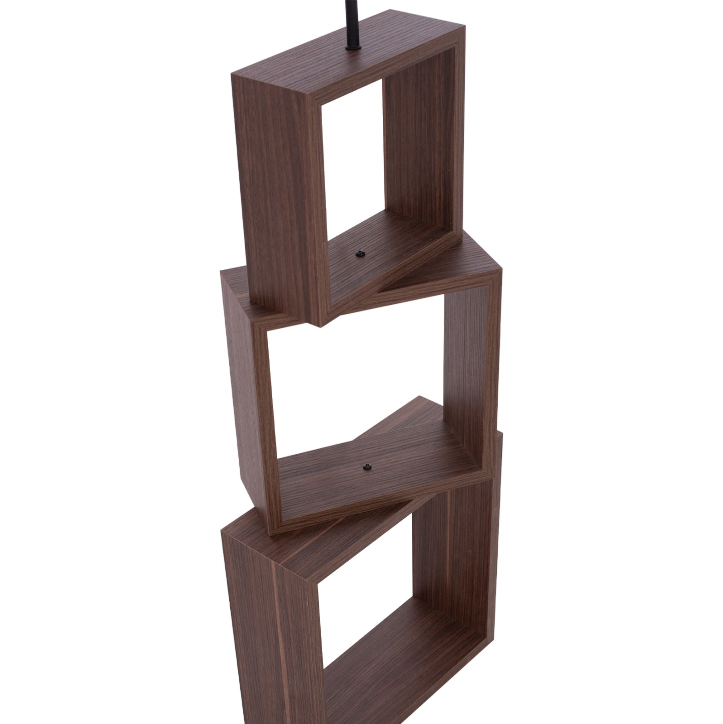 Floot Lamp Mdf Walnut Brown Hm7608.01 D38x140 Cm.