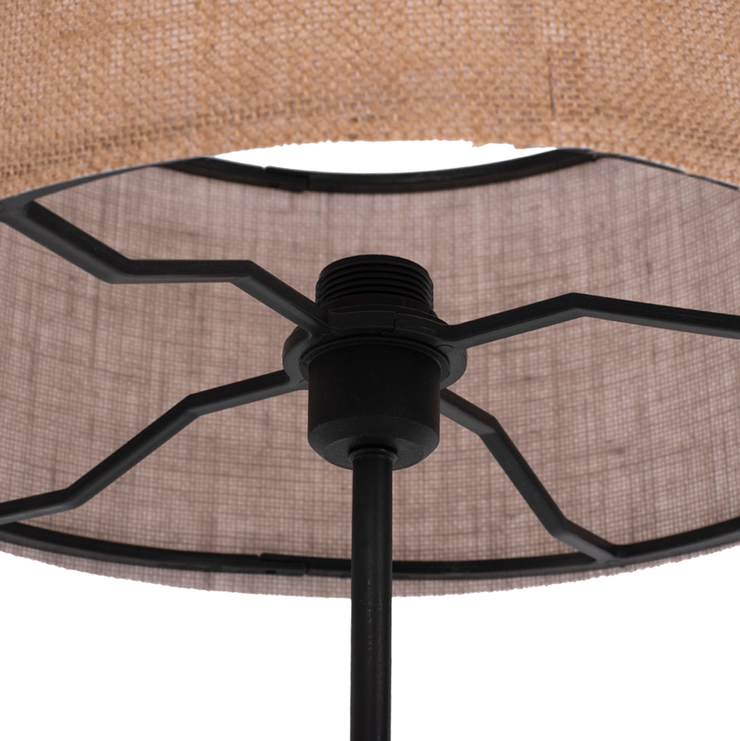 Floor Standing Lamp Hm7608.03 Mdf In Sonoma-beige Cap Φ38x140hcm.