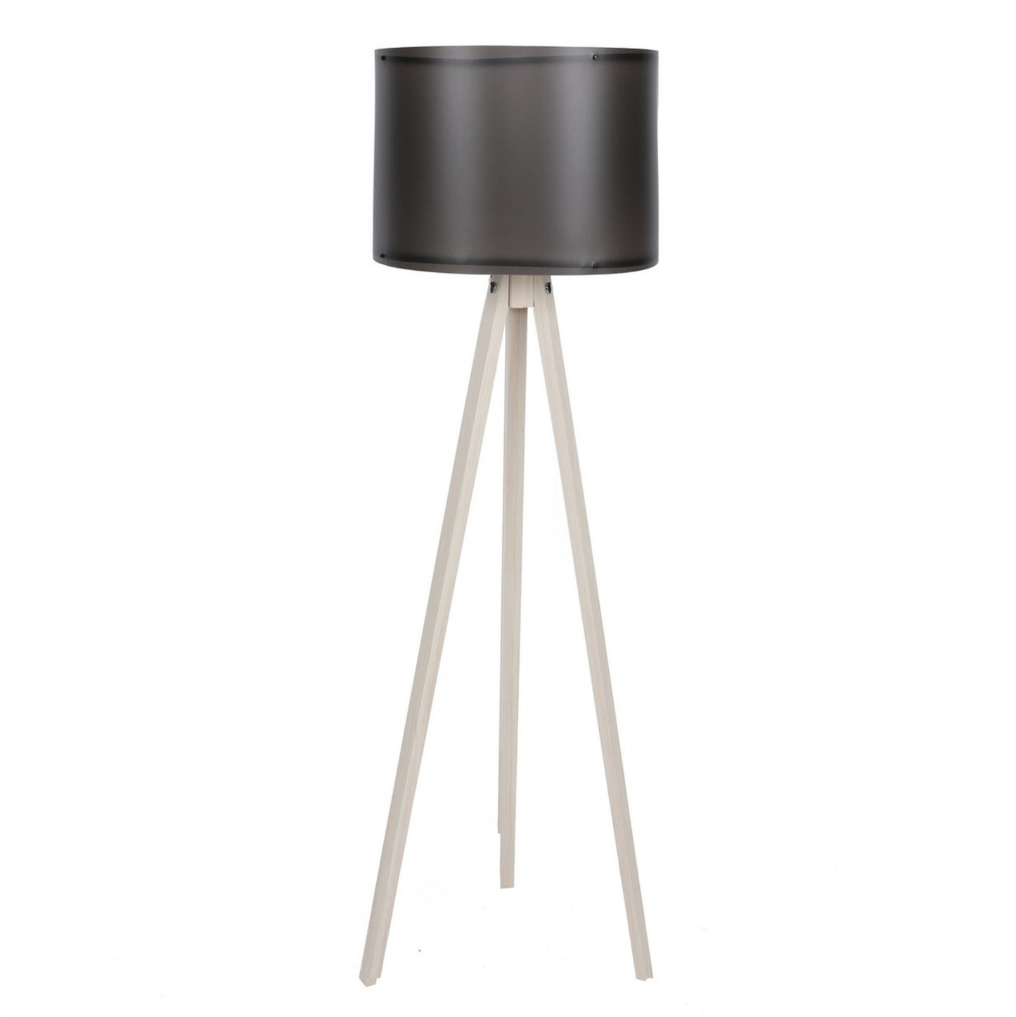 Floor Lamp In Ecru And Black Hm7272.17 Φ38x145cm