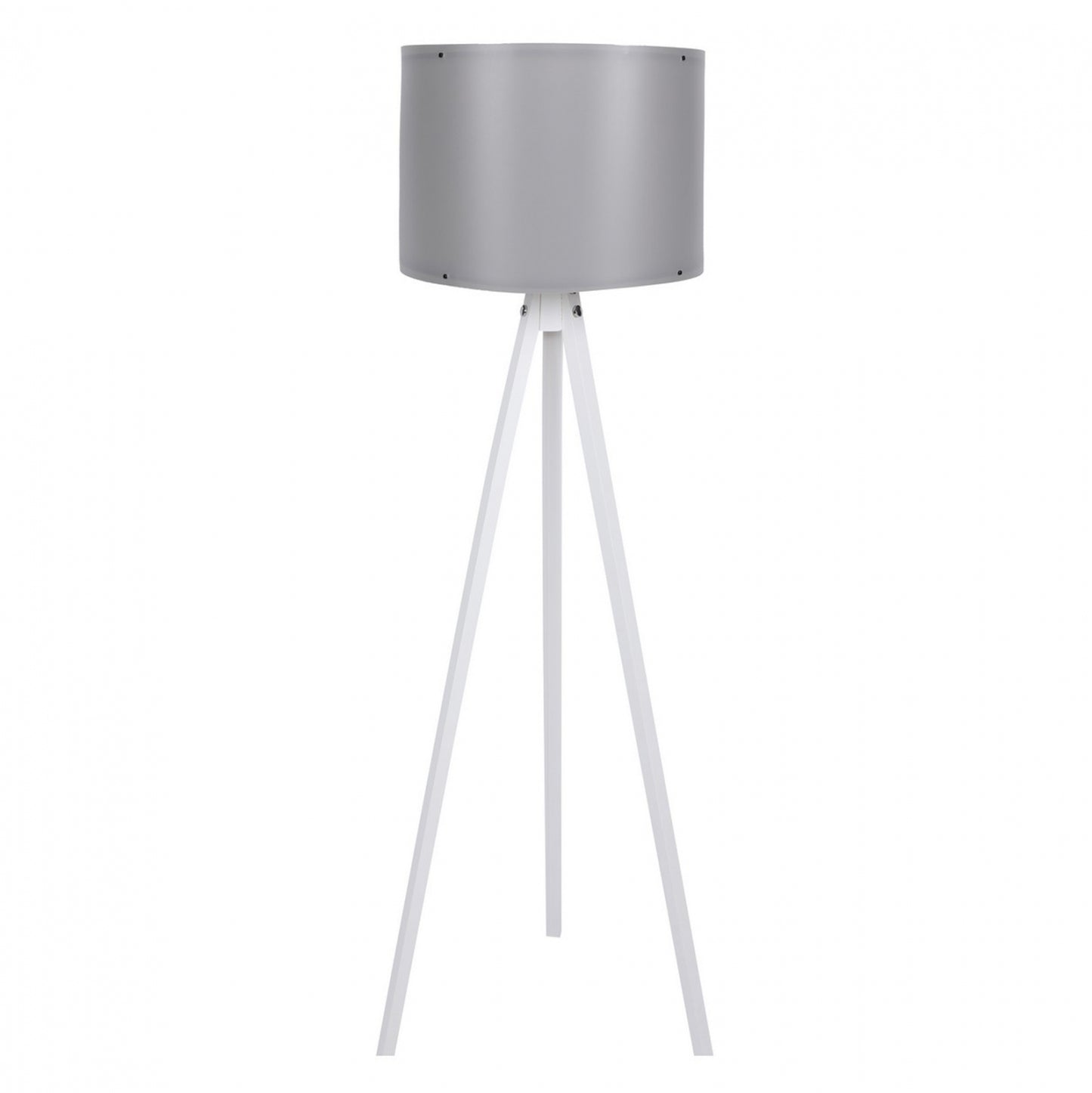 Floor Lamp In White And Grey Hm7272.06 Φ38x145cm.