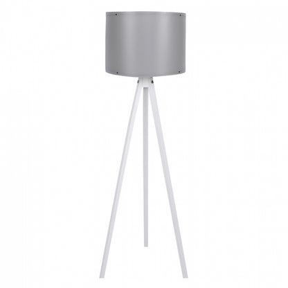 Floor Lamp In White And Grey Hm7272.06 Φ38x145cm.