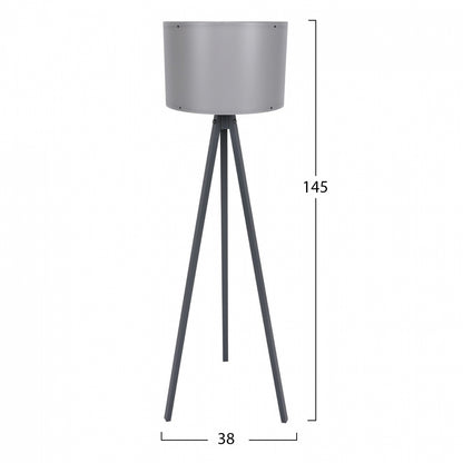 Floor Lamp In Grey Fb97272.09 Φ38x145cm.