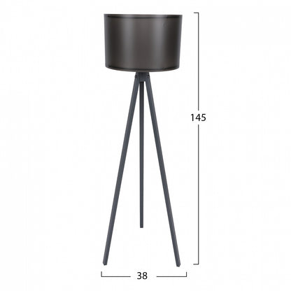 Floor Lamp In Grey And Black Hm7272.10 Φ38x145 Cm