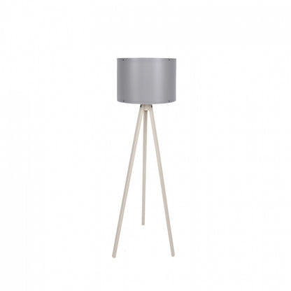 Floor Lamp In Ecru And Grey Hm7272.16 Φ38x145cm